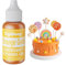 Lebensmittelfarbe Gel, 40g Lebensmittel Farbe Pastell für Fondant, Lebendiger Lebensmittelfarben für Buttercreme, Kuchen Backen, Kekse, Diy Seifen, Macaron, Slime-Orange Gelb