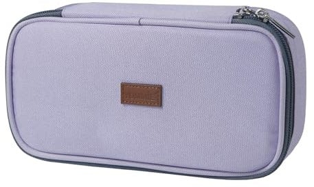 Yommie Mäppchen Mädchen Federmäppchen Schlampermäppchen Federtasche Mit Reißverschluss Single Etui Federmappe Erwachsene Organizer Für Teenager Jungen Flieder