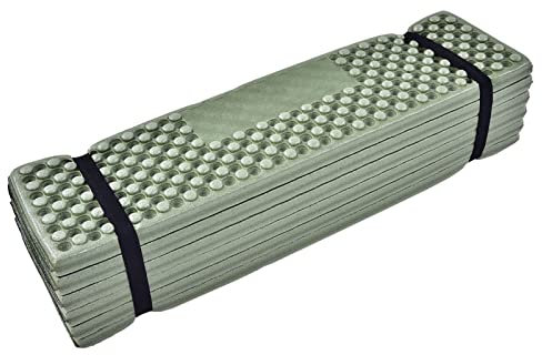Msiud Tapis de Camping Pliant en Coussin, Couchage pour Tente de Plage pour Tente, Matelas Mousse De Trekking Pliable Matelas Pliable à Cellules Fermées, Coussinets Souples Camping Mousse Ultra