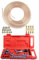 AXILYZE Brake Pipe Flaring Tool, Brake Pipe Kit for Brake Pipe Flaring, with 10m 3/16 Copper Coated Brake Pipe and 28 Brake Pipe Fittings, Ideal for Vehicle Brake Systems, Air Conditioning Systems