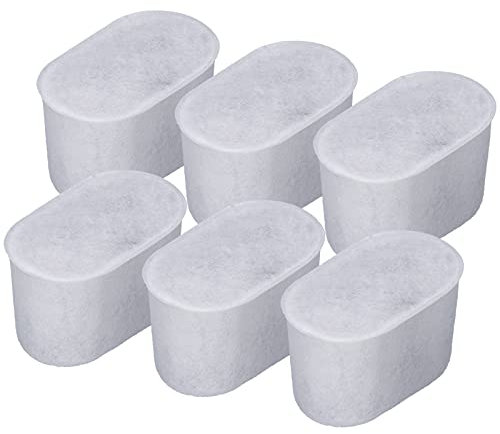 6Pcs Activated Carbon Sage Water Filter, Limescale Filter Replacement Non Woven Activated Charcoal Water Filters, Purifying from Odors, and Others Impurities