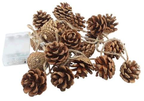 Ciieeo 1 LED Licht Xmas String Lampe Tannenzapfen Szene Layout Lampe Ohne Batterie Einstellen