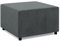 Mebligo - Fußstütze für Sessel 70 x 70 cm NEO Kollektion, Bequemer Hocker als Auflage, Pouf Hocker, Aus Hochwertigen Materialien, Sitzpouf, Fusshocker Gepolstert für Sessel, Dunkelgrau