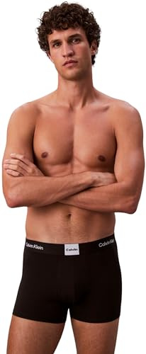 Calvin Klein Uomo Pantaloncini Boxer Confezione da 3 con Fascia con Logo, Nero (Black), XL