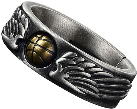 VALICLUD Finger Ringe Basketball-charm-ringe Dekorring Männlicher Statement- Für Männlicher Schmuckring Modering Retro- Kreativer Männerring Einfache Ringe Metall