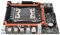 X99H Placa Base, Enchufe CPU para LGA 2011 3, DDR4 2666, 2400, 2133MHz, 128 G de Capacidad de RAM, M.2 Slot, Interfaz VGA, M-ATX Placa Base, Tarjeta de Red a Bordo, Puertos