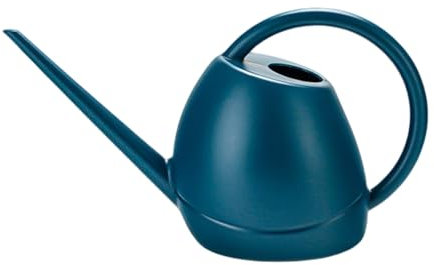 Annaffiatoio Da 3,5 Litri Per Vasi Di Fiori In Plastica Con Beccuccio Lungo E Soffione Doccia Leggero Per Uso Interno Ed Esterno In Giardino Nebulizzatore Piante Interne (Blue, 34X23Cm)