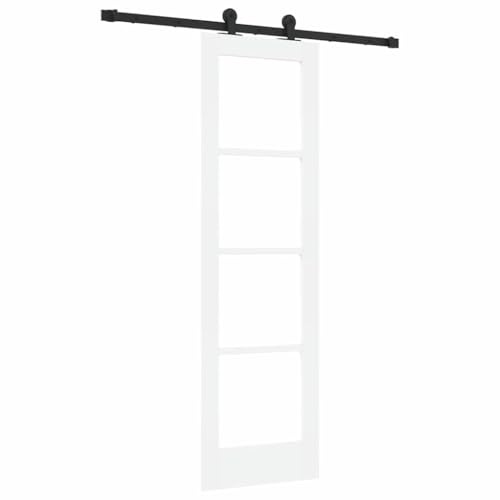 vidaXL Puerta Corredera ORKDAL 61 x 198,5 cm | Un estilo moderno que va con cualquier decoración, Hecha de madera y metal, diseñada para durar,