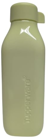 Tupperware EcoEasy Trinkflasche 500 ml Gelb Quader mit Drehverschluss – BPA-freie To-Go Flasche für stille Getränke, Schule, Sport, Büro & Freizeit