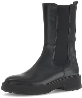 Gabor Damen Chelsea Boots, Frauen Stiefeletten,uebergangsschuhe,uebergangsstiefel,Schlupfstiefel,flach,Stiefel,Bootee,schwarz,37 EU / 4 UK