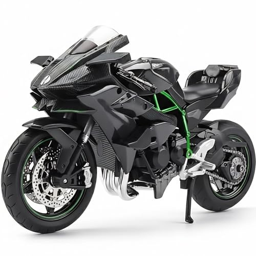 1:12 Motorrad-Modell aus Druckguss passend für Kawasaki Ninja H2R schwarz