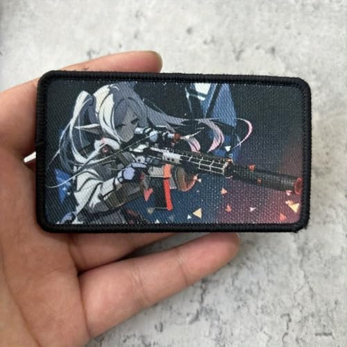 Patches Klett Militär Patch Für Stickerei Taktische Kleidung Rucksack Baseballkappe Weste Hundegeschirr (Anime Gun Girls)