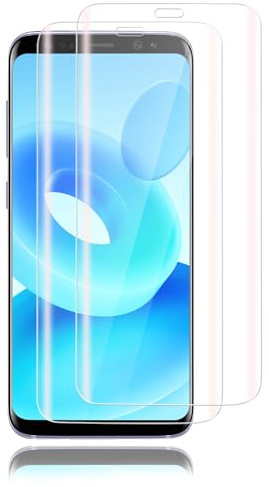 Carantee 2 Stück für Panzerglas für Samsung Galaxy S8 Schutzfolie, 9H Härte Anti Kratzer Schutzglas Folie, Sensitive Touch, Anti-Fingerabdruck Panzer Schutz Glas, Keine Blasen Displayschutzfolie
