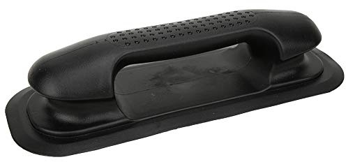 PVC Griff Reling mit Löchern, Handlauf Zubehör für Kajak, Schlauchboot, Kanu, 24x9x5cm Schwarz - Strapazierfähig, Leicht und Bequem, Perfekt für Wasserfahrzeuge