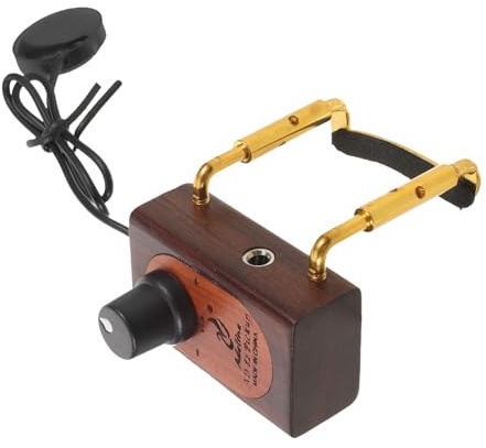 SWETRACE Leichter und Tragbarer Metall Tonabnehmer für Banjo und Mandoline für Outdoor Konzerte Akustische Klangverstärkung ohne Lackschäden