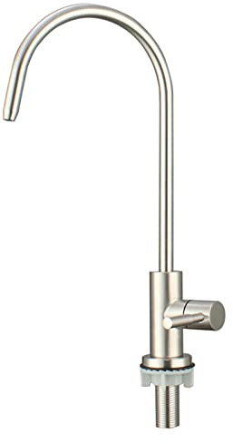 TTDGYYXW Wasserhahn mit Filter, Küchenspüle aus gebürstetem Edelstahl, Umkehrosmose-Wasserhahn, Trinkwasserhahn mit Druckhebel
