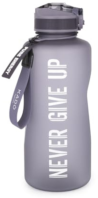 KASANOVA BOLD COLLECTION Trinkflasche mit Motivationsspruch, 2,2 l, Violett