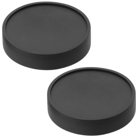 UKCOCO 2pcs 2 Inch Black Plastic Dust Covers for Telescope Eyepiece Barrel with Snug Fit and Portable Design, Protective Lens Caps Suitable for Astronomical Telescope Accessories