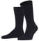 FALKE Herren Socken Airport M So Wolle Baumwolle einfarbig 1 Paar, Blau Dark Navy 6370, 47-48
