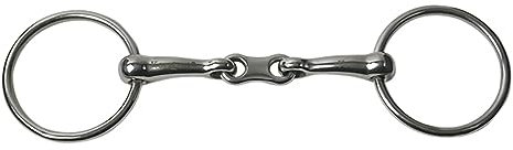 JP Korsteel French Link Loose Ring Snaffle Bit 5 inch Silver