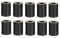 Distanzhülsen für M6 Schrauben, Länge 20mm, Kunststoff schwarz, Set mit 10 STK.
