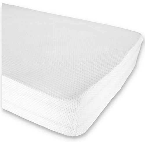 Casatessile Matratze Deckel 1,5 Quadrat Kreuz Trikot 130 x 200 cm Matratzenschoner gegen Milben
