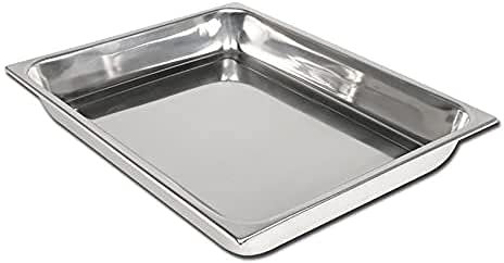 Bandeja de instrumental Gima de acero inoxidable, 380 x 304 x 50 mm