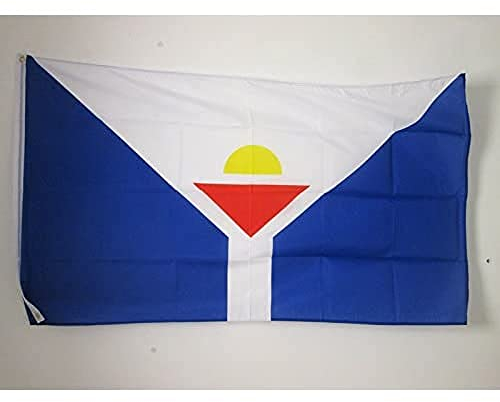 BANDIERA SAINT MARTIN 150x90cm - BANDIERA FRANCESE – FRANCIA 90 x 150 cm - AZ FLAG