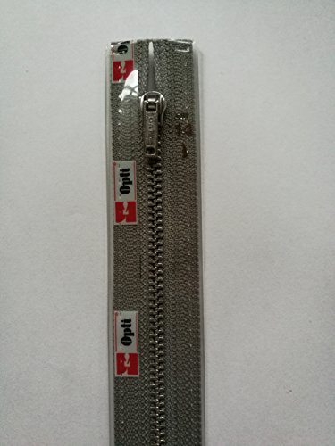 Opti M40-18-00004 Reißverschluss, 00004 Grau, 18cm
