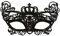 Oblique Unique® Venezianische Gesichts Augen Maske - Maske wählbar (Model 10)