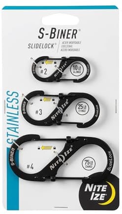 Nite IZE R6 S-Biner SlideLock Dual Locking Karabiner