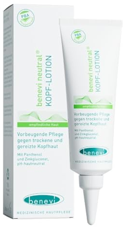 benevi Neutral Kopf-Lotion 50 ml - Feuchtigkeitspflege für die trockene juckende schuppende gerötete Kopfhaut