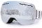 Supertrip Ski Goggles Over Glasses UV400 Anti-fog Skiing / Snowboard Goggles for Men & Women Professional Snowmobile Skate Goggles (Gray Revo Mirror Grey VLT 9.75%）)