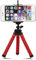 Shuzhu Phone Tripod Flexible Adjustable Stand Octopus Leg Style Desktop Portable Mini Support with Clip for Cellphone Smartphone Digital Camera Red