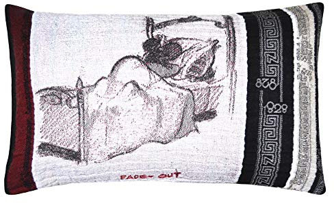’Mickey’ Fade Out Kissenbezug – Jacquardkissen mit Vintage Disney Motiv – weiche, hochwertige Sofa-Kissenhülle – 30x50cm – von ’zoeppritz since 1828