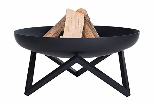 RedFire Pello Metall Feuerstelle 60 cm 81016 schwarz 60x60x32 cm