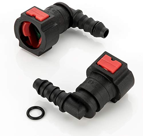 LST 2x Kraftstoffleitung Verbinder Schlauchkupplung Schnellverschluss 9.49 x 8 mm