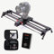 KONOVA Motorized Slider P1 80cm(31.5 inch) Carbon Slider Dolly with S2 for Parallax Panorama shot Live motion and timelapse supports Camera, Mobile phone, DSLR, Mirrorless with Bag