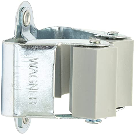 WAGNER - hooks4tools - Gerätehalter CLIP - 52 x 40 x 37 mm, Stahl verzinkt, Kunststoffklemme für Geräte Ø max. 3 cm, Tragkraft bis 2 kg - 15204501