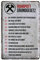 Blechschild Ruhrpott Grundgesetz - Metallschild Ruhrgebiet Pott Gesetze - Retro Deko Schild Ruhrdeutsch Sprüche Dialekt - lustiges Geschenk für Ruhrgebietsbewohner Zugereiste Zugezogene - 20x30cm