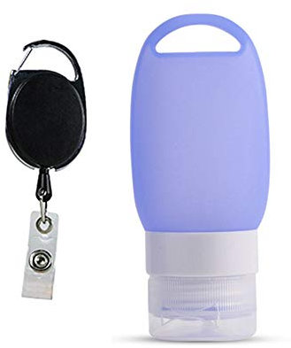 KingbeefLIU Sub Bottle 38ml/60ml/90ml Shower Gel Cosmetic Travel Sub Bottle with Retractable Buckle Clear 60ml