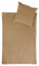 jilda-tex Bio-Bettwäsche Stone-Washed Renforce Lissabon 100% Bio-Baumwolle Knitterlook Stehsaum Bügelfrei Uni Leinen-Optik Bügelfrei Made in Green (Sand, 200 x 200 cm)