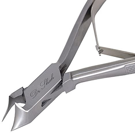 Nagelzangen mit Übersetzung ca. 15cm für Profi Fußpflegebesteck Kraftzange Pediküre Nail clippers for strong toenails - curved edge - Double geared ratio