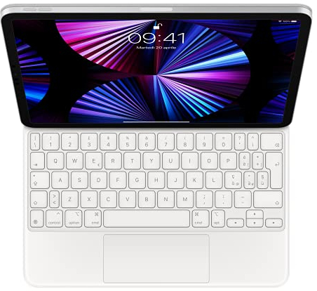 Apple Magic Keyboard (per iPad Pro 11 - terza generazione e iPad Air - quarta generazione) - Italiano - Bianco