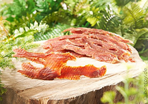 BONTOY Entenbrustfilet I 150g Beutel I wiederverschließbar I Leckerlie aus getrockneter Entenbrust (20)