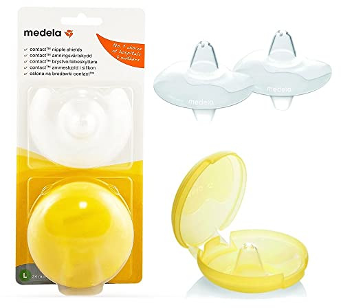 MEDELA AUFLAGEN HÜLLE CONTACT FÜR Nippel M 2pcs