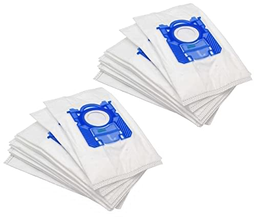 vhbw 20x Bolsa compatible con AEG/Electrolux AE 7300-7399 Oxygen+, AEC 7570, AEC Clario, AEL 8800-8899 Ultra One aspiradora - blanco