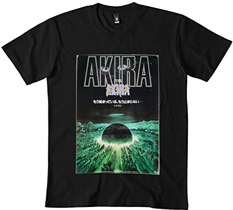 Akira B1 Japanese Movie Poster t-Shirt 7DMN Black