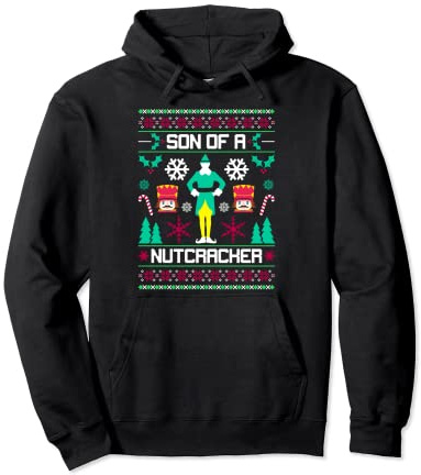 Ugly Christmas Sweater Son of a Nutcracker Novelty T-Shirt Pullover Hoodie