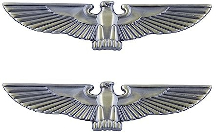 2 x fliegender Adler-Emblem, Totem-Autoaufkleber, passend für Autofenster, Autoaufkleber (Kupfer)